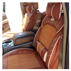 Car seat cover dark orange